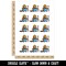 Construction Worker Builder Beaver with Shovel and Hard Hat Temporary Tattoo Water Resistant Set Collection (1 Sheet)